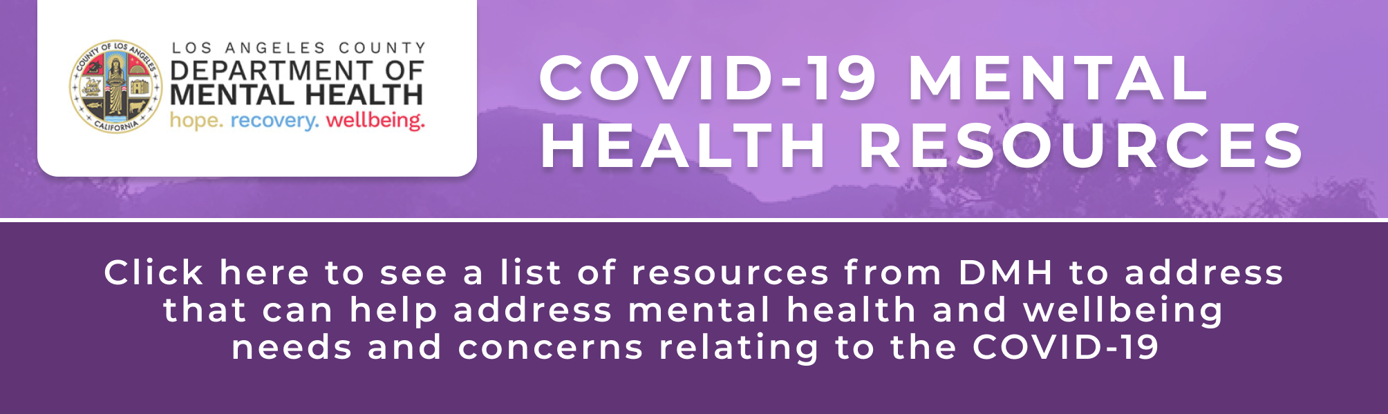 Department of Mental Health Resources